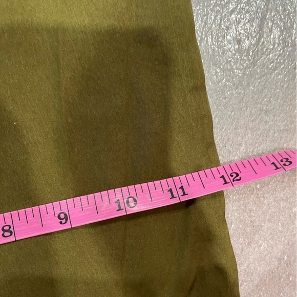 Ralph Lauren Olive Green Casual Pull On Ankle/Capri Wide Leg Pants 10 - Picture 9 of 9